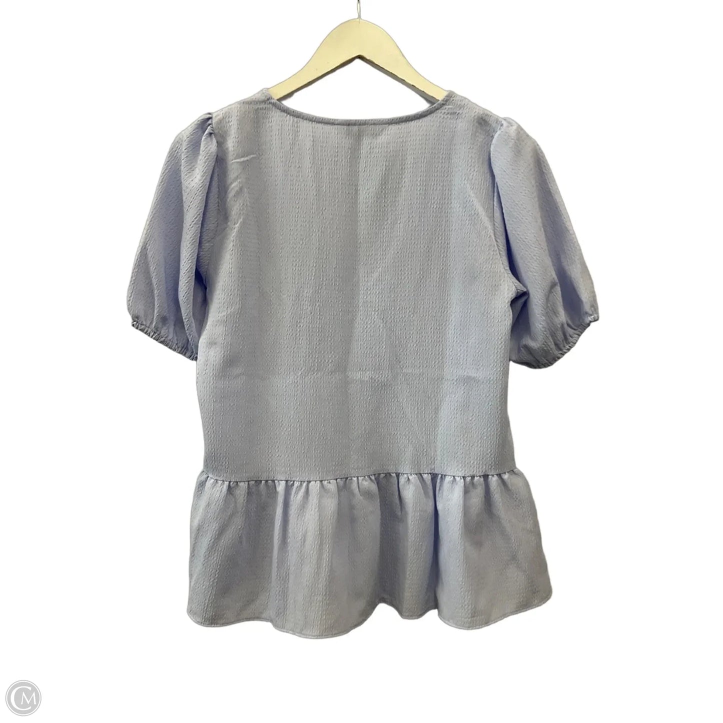Top Short Sleeve By Nine West In Blue, Size: S