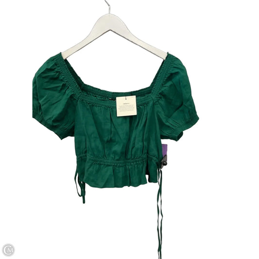 Top Short Sleeve By Clothes Mentor In Green, Size: M
