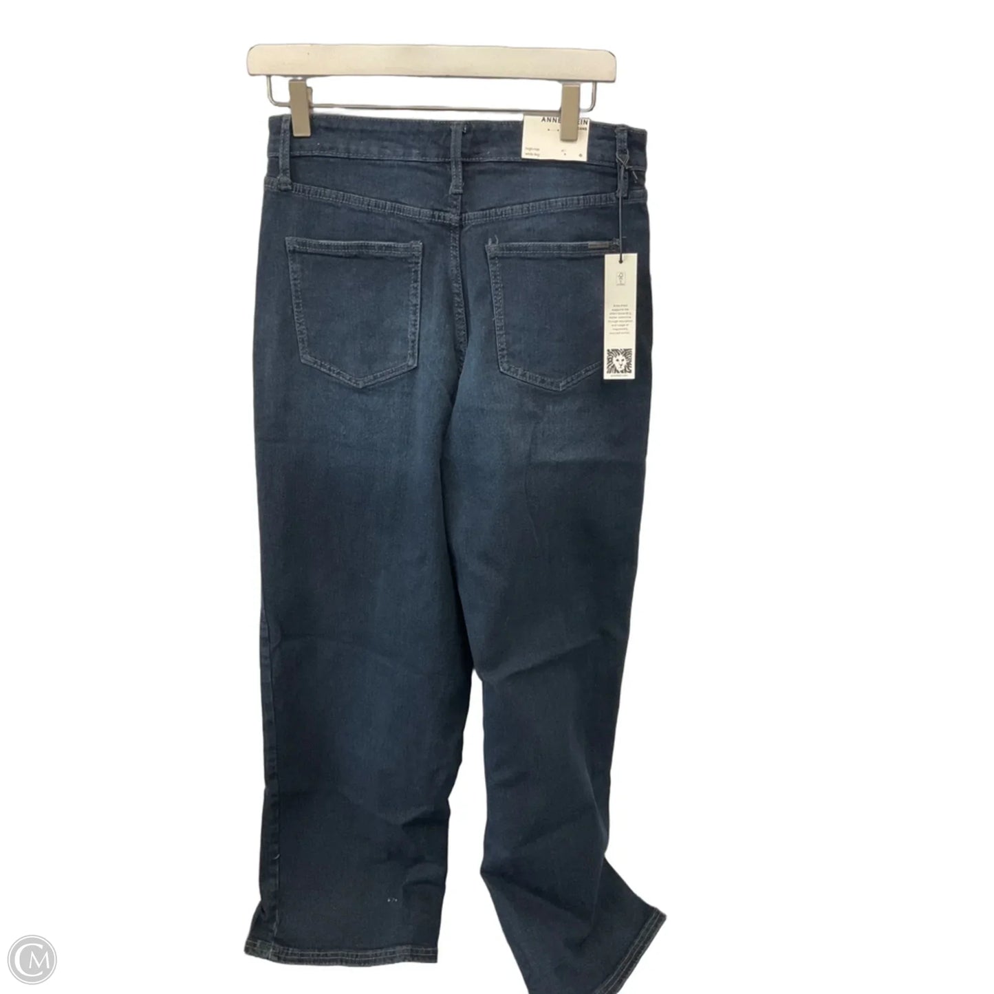 Jeans Wide Leg By Anne Klein In Blue Denim, Size: 8