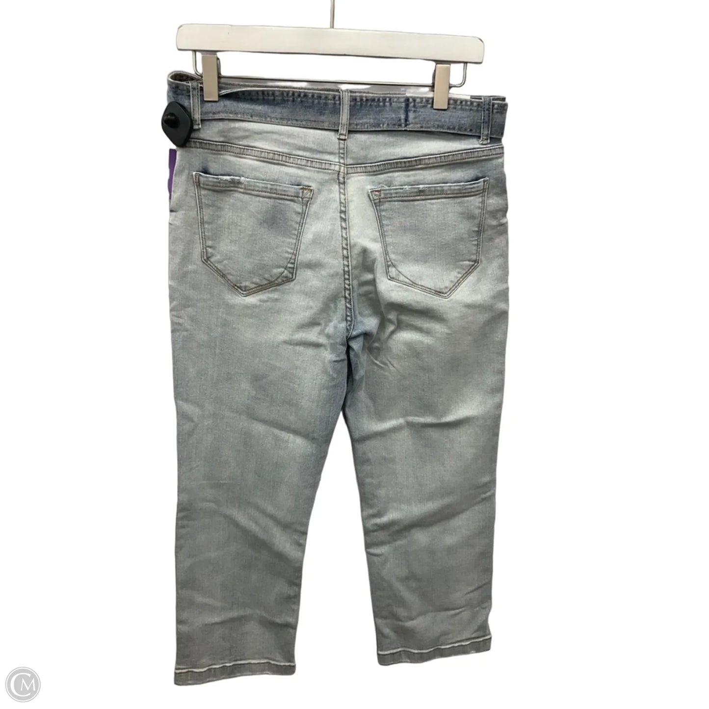 Jeans Cropped By Kensie In Blue Denim, Size: 8