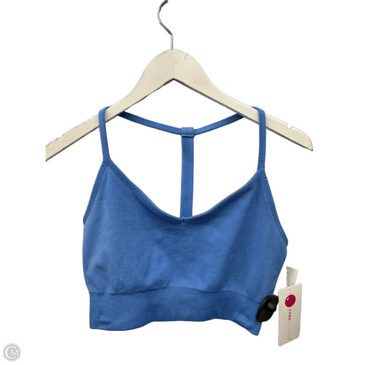 Athletic Bra By Yogalicious In Blue, Size: L