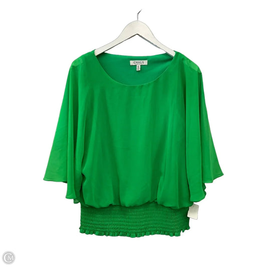 Top Long Sleeve By Chaps In Green, Size: L