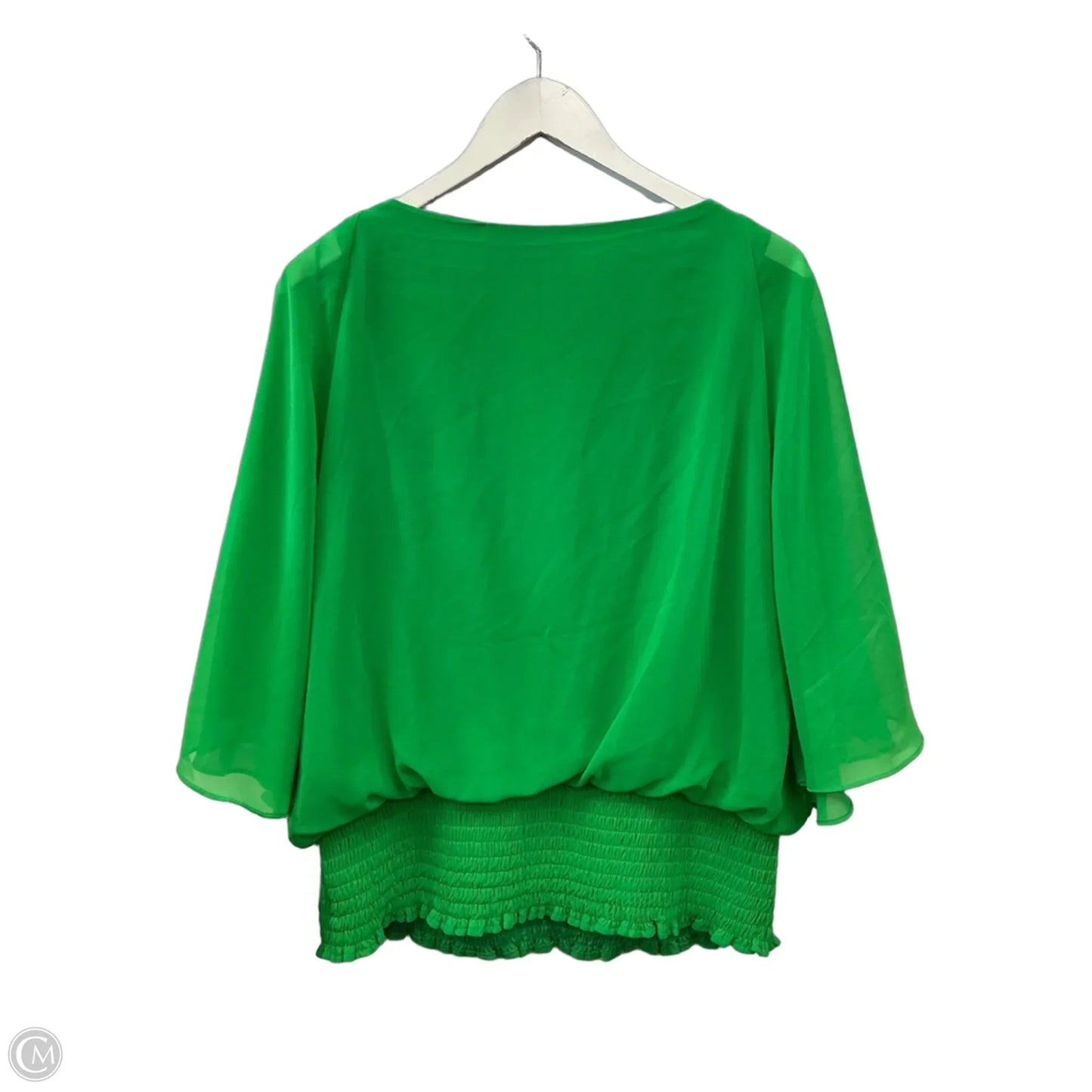 Top Long Sleeve By Chaps In Green, Size: L