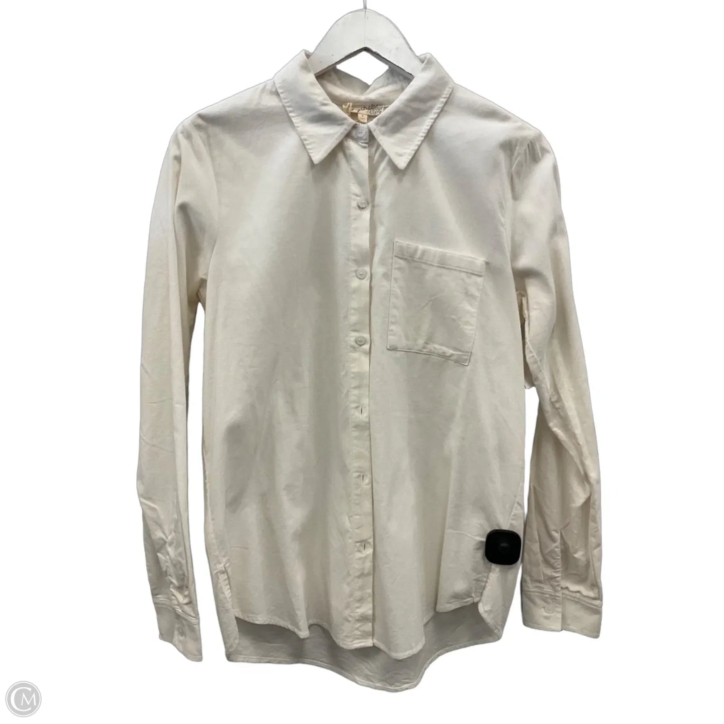 Top Long Sleeve By Mystree In Ivory, Size: S