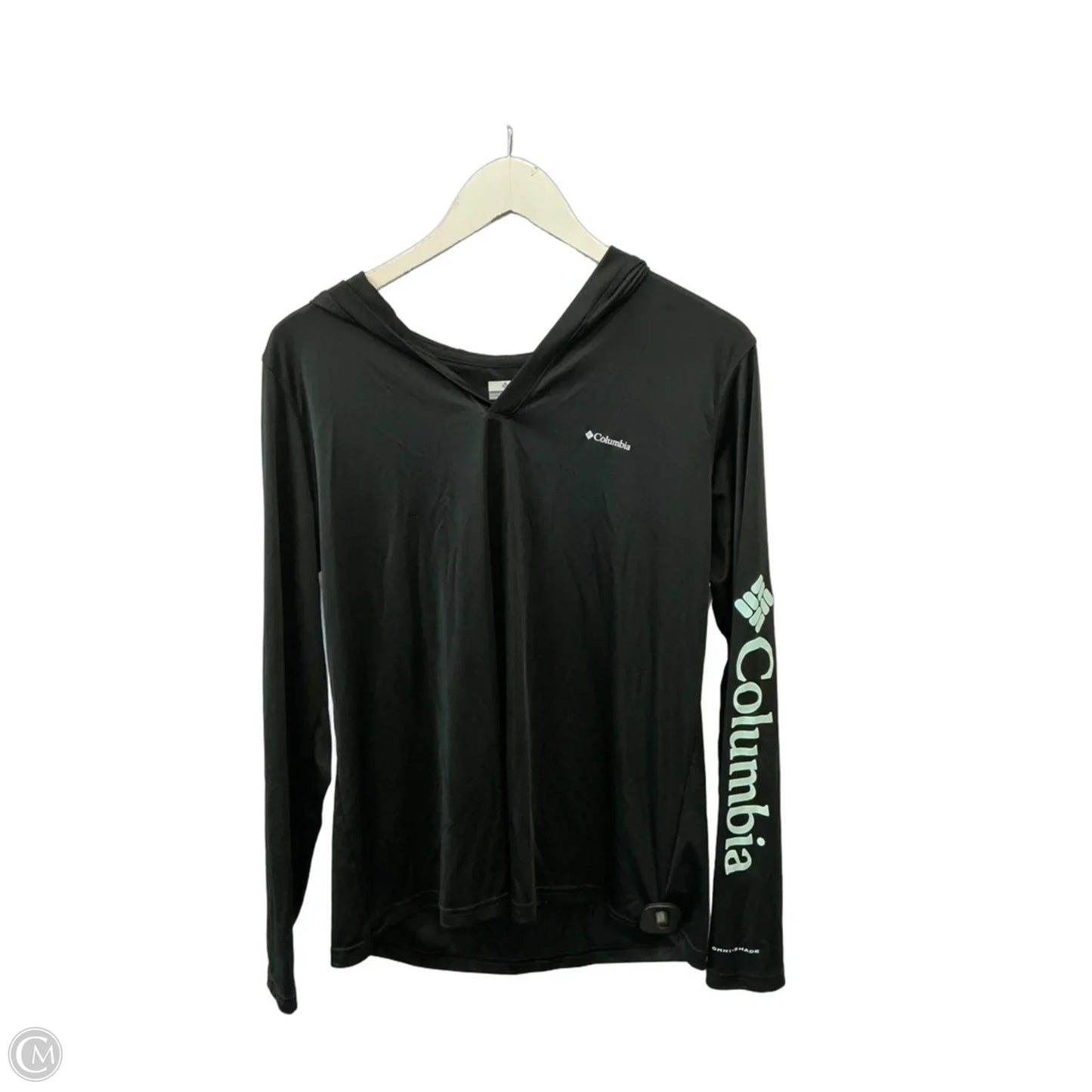 Athletic Top Long Sleeve Hoodie By Columbia In Black, Size: Xl