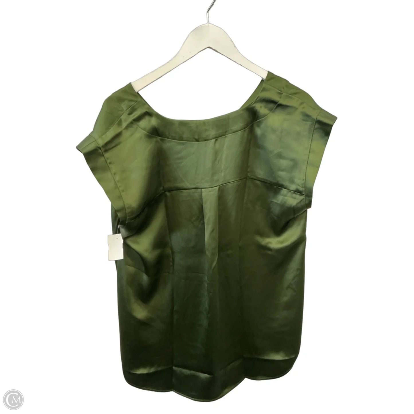 Top Sleeveless By Loft In Green, Size: M