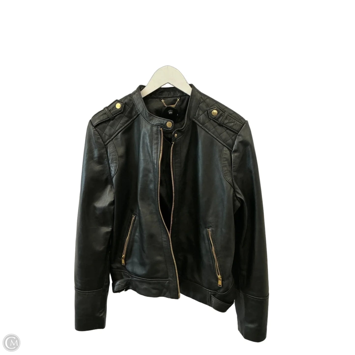 Jacket Moto By Guess In Black, Size: Xl