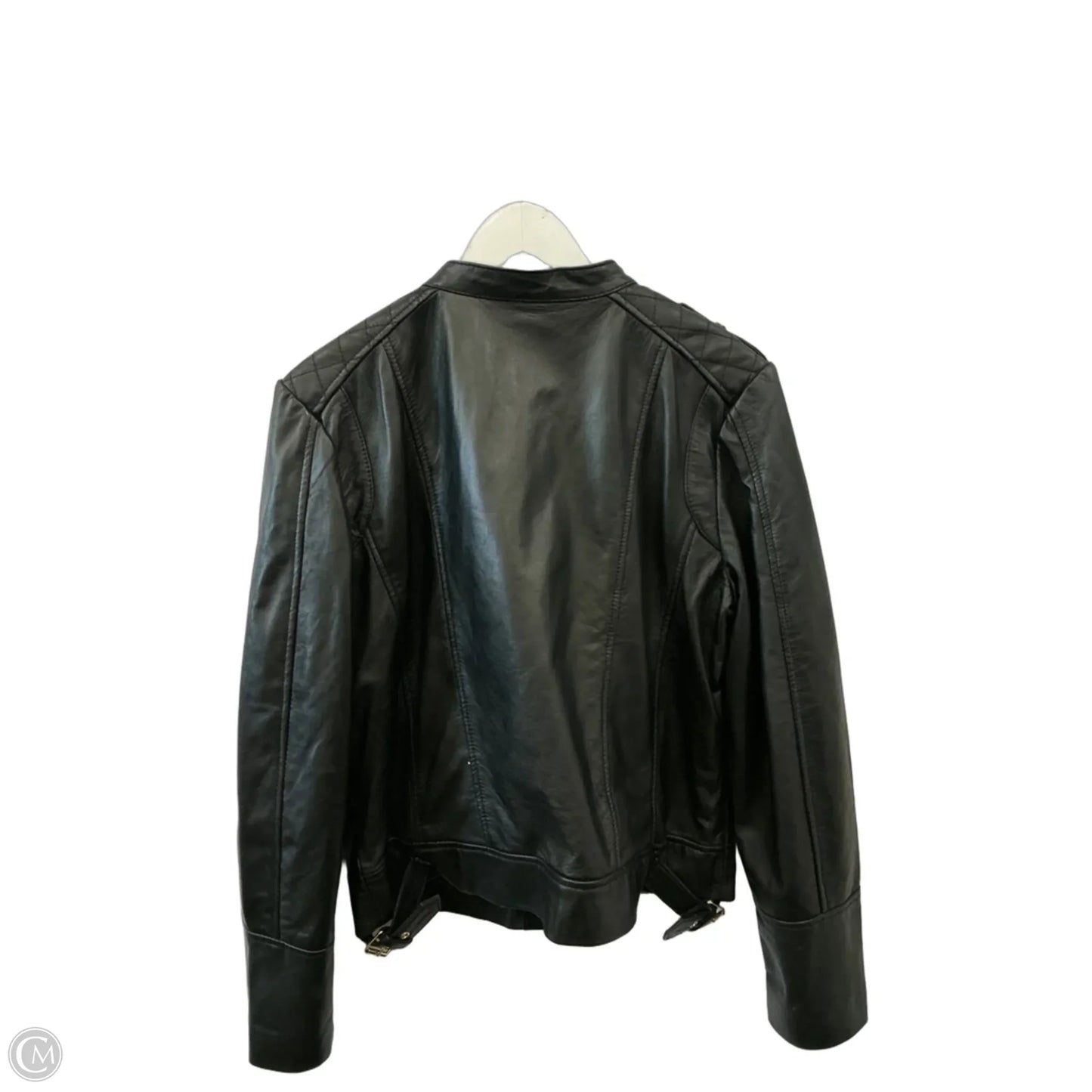 Jacket Moto By Guess In Black, Size: Xl