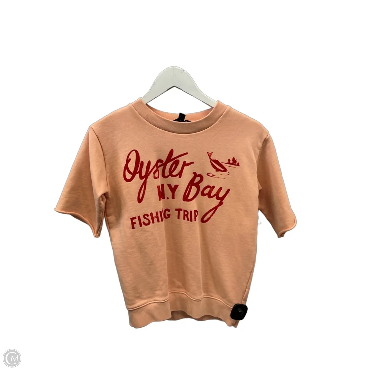 Sweatshirt Collar By J. Crew In Coral, Size: Xs