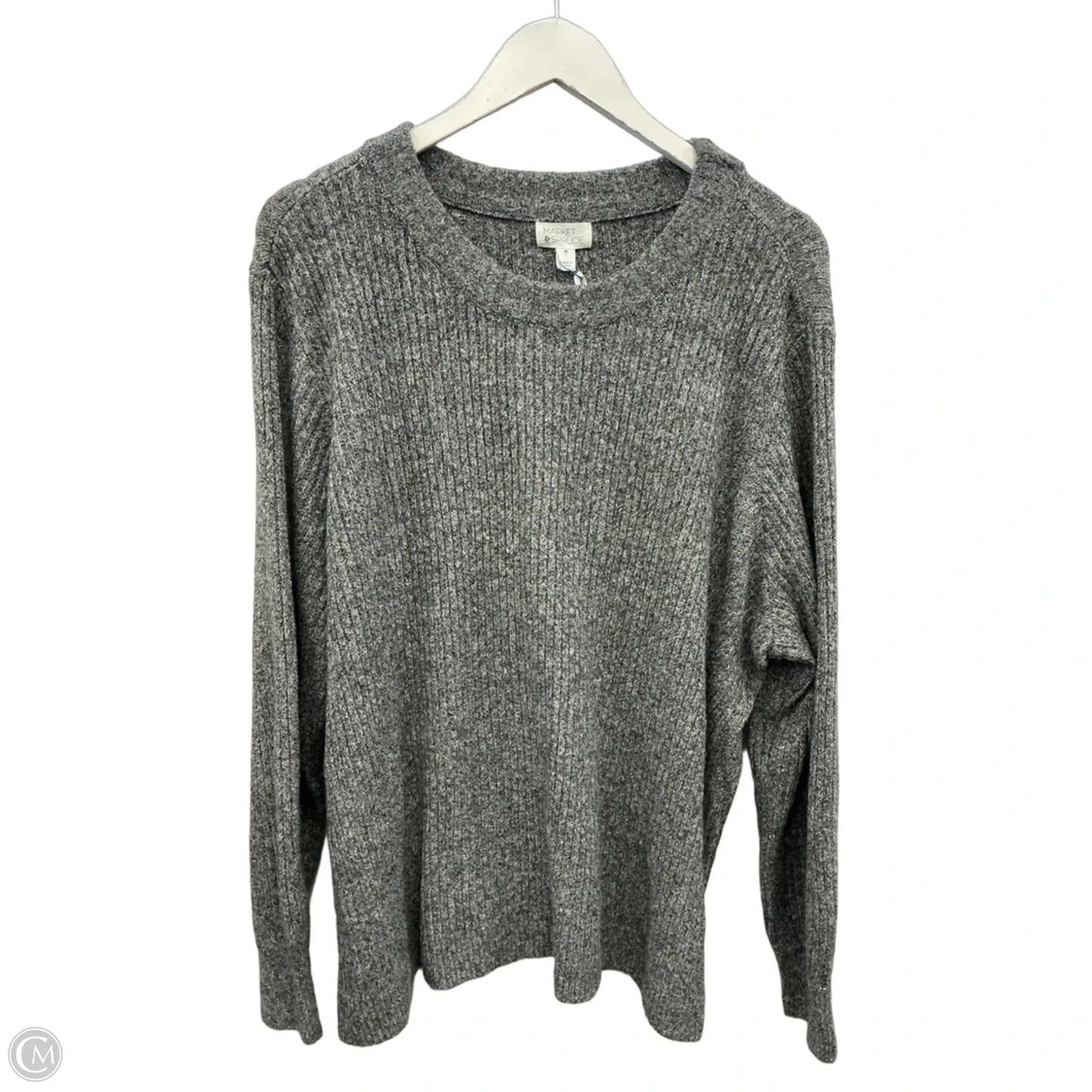 Sweater By Market & Spruce In Grey, Size: 3x
