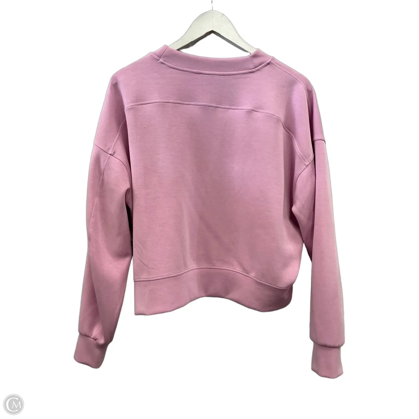 Sweatshirt Collar By Clothes Mentor In Pink, Size: S