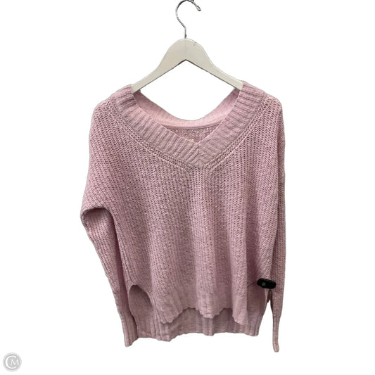 Sweater By Pilcro In Pink, Size: Xxs