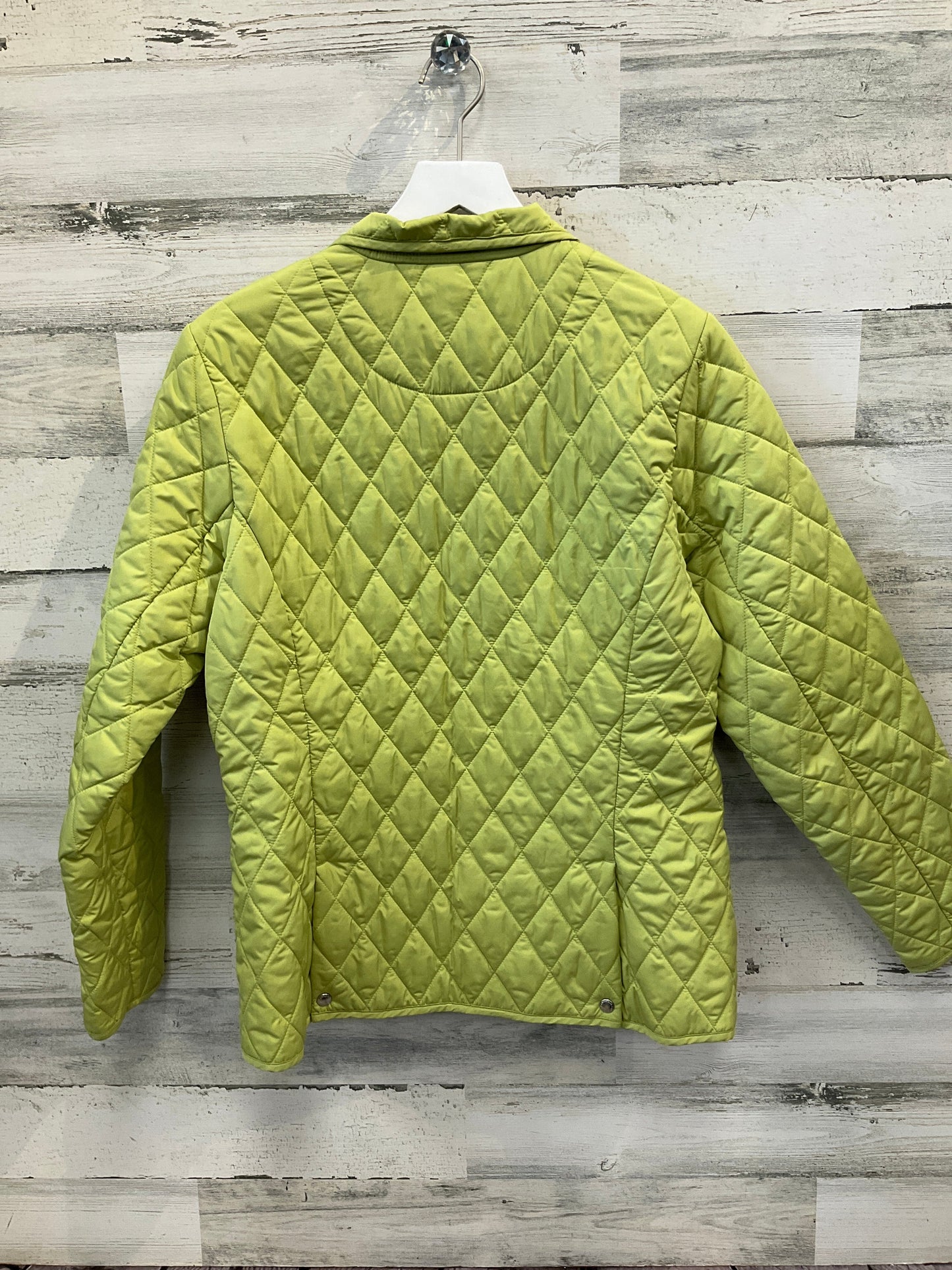 Jacket Puffer & Quilted By Lands End In Green, Size: S