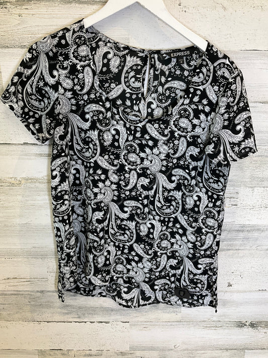 Black Top Short Sleeve Express, Size S