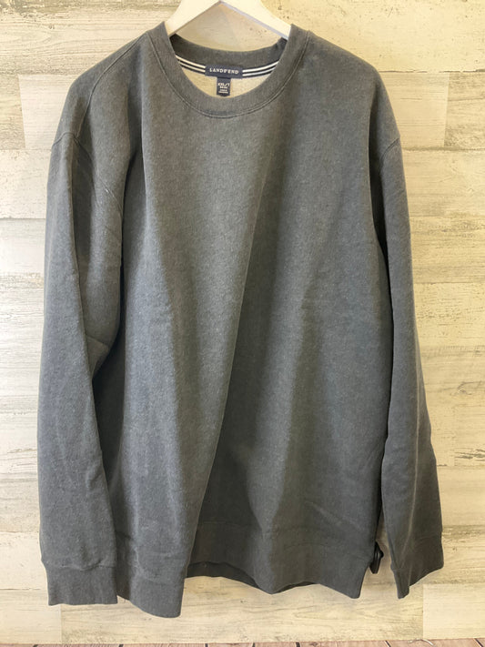 Sweater By Lands End In Grey, Size: Xxl