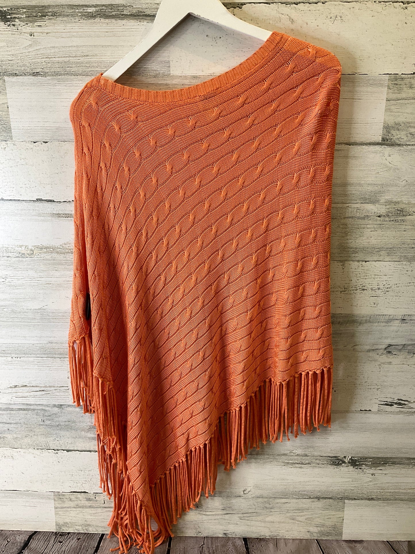 Orange Poncho Chicos, Size S