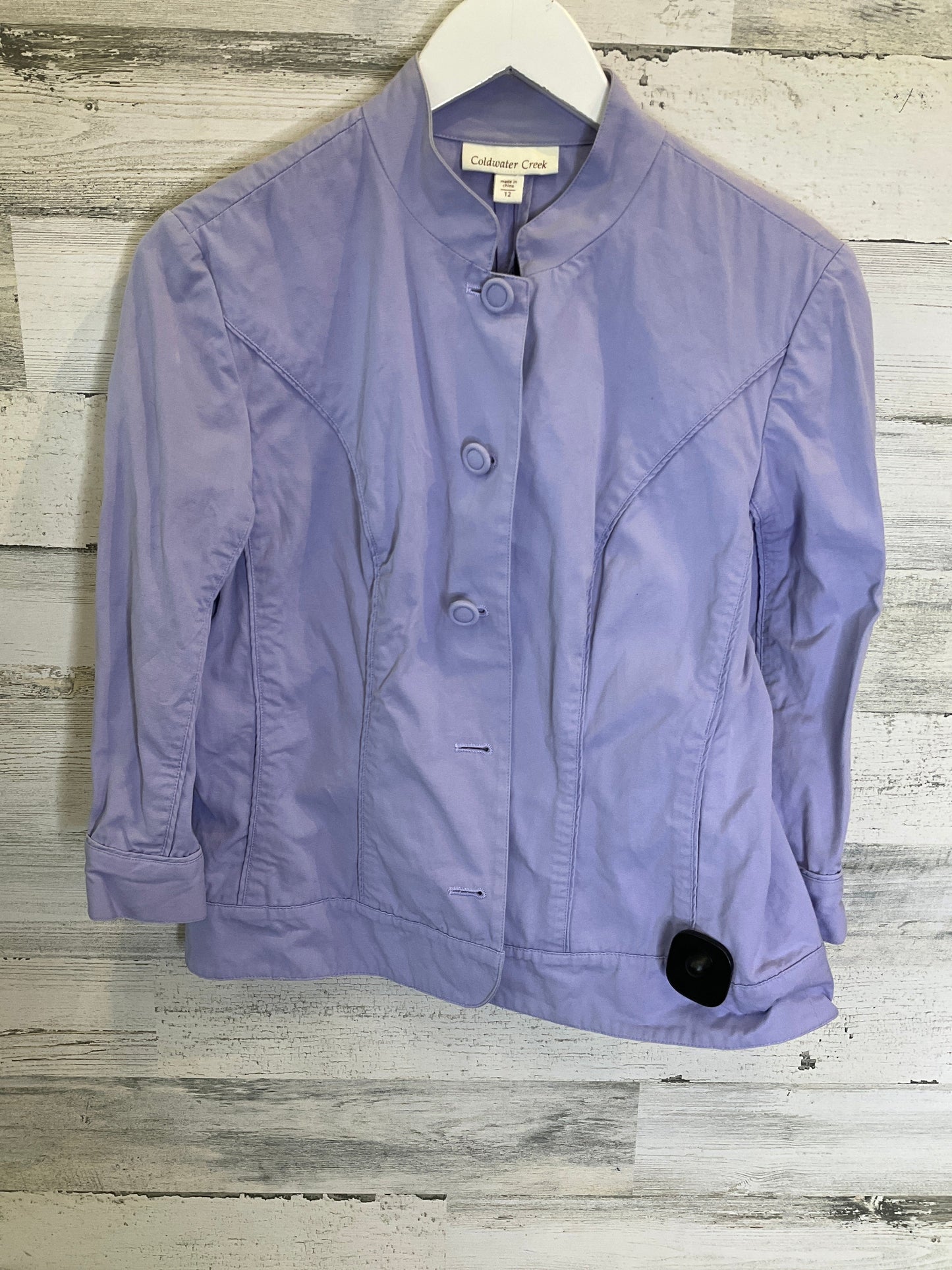 Jacket Other By Coldwater Creek In Purple, Size: L