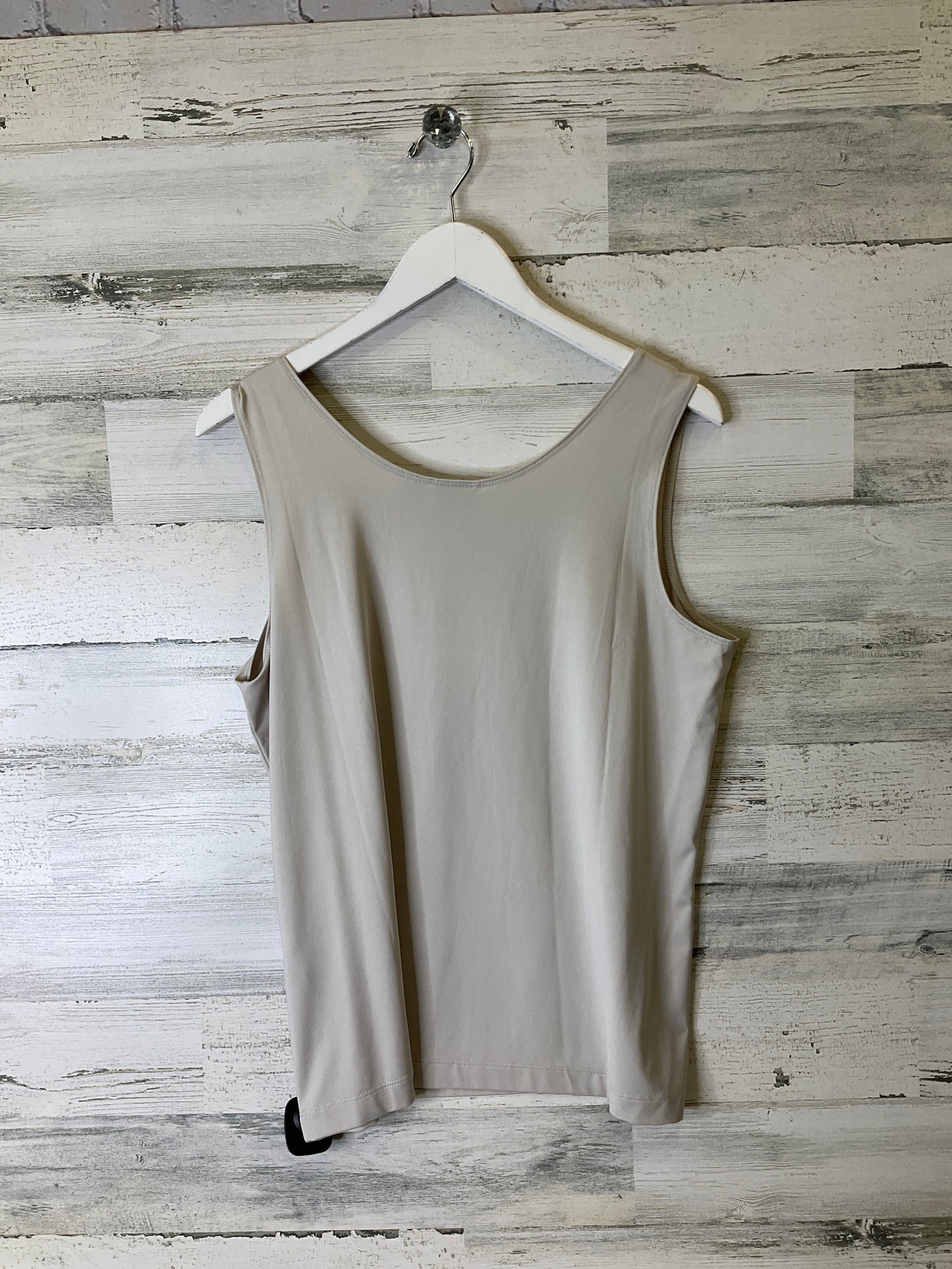 Tank Top By Chicos In Taupe, Size: L