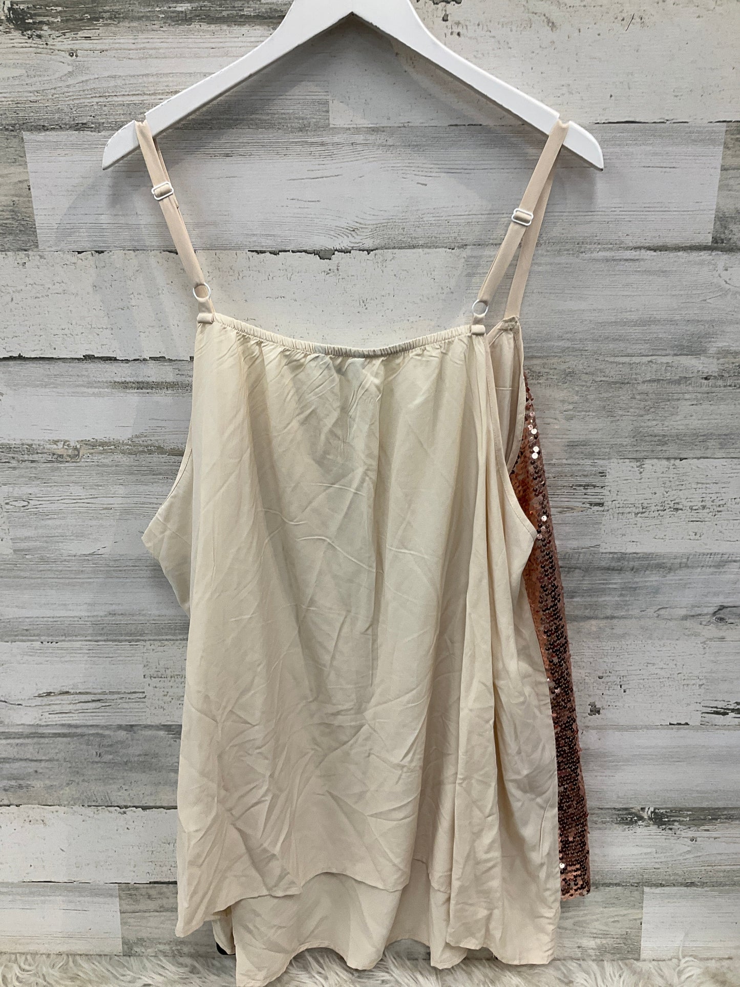 Tank Top By Cmf In Rose Gold, Size: 4x