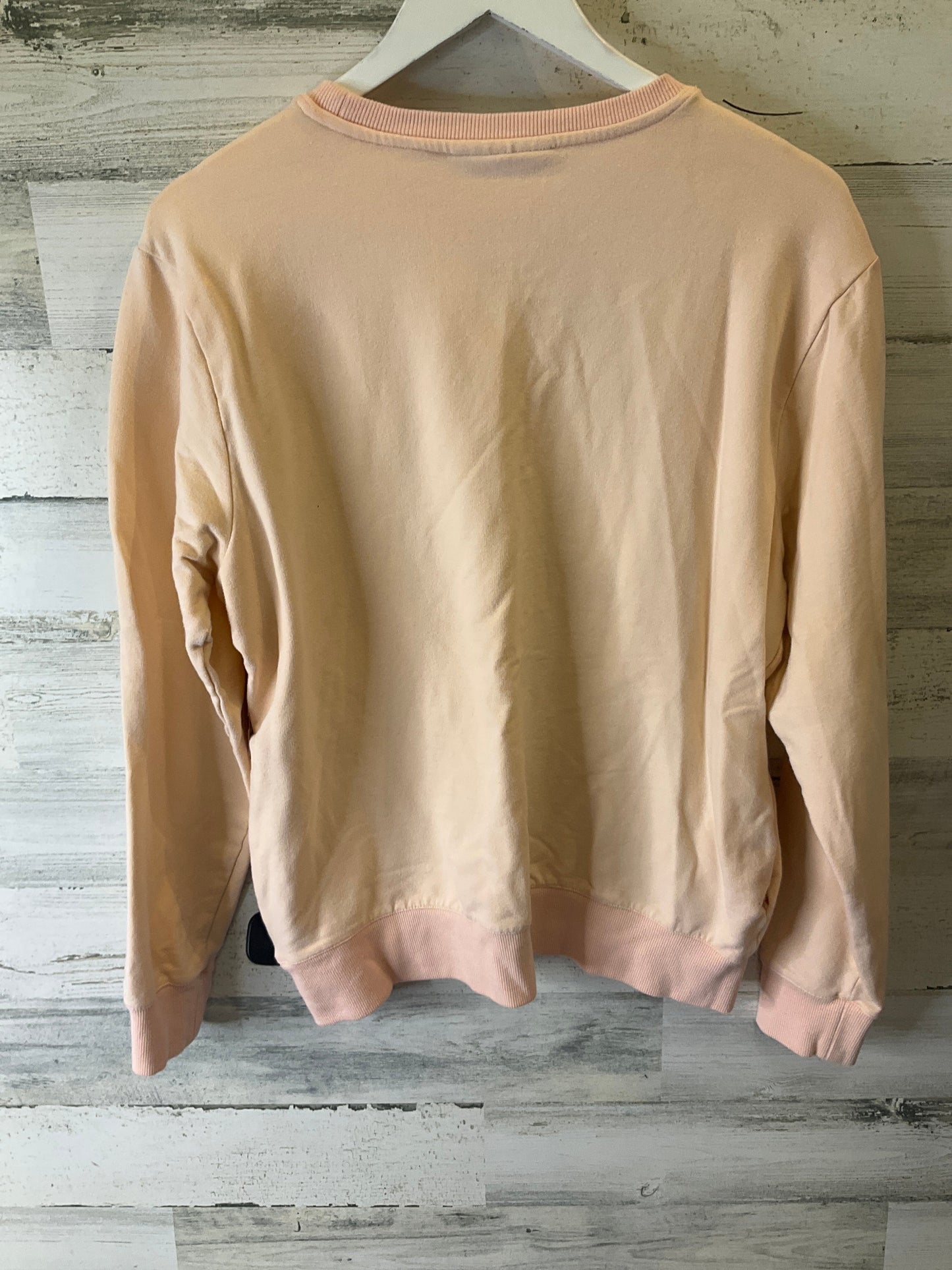 Peach Sweatshirt Crewneck Fila, Size L