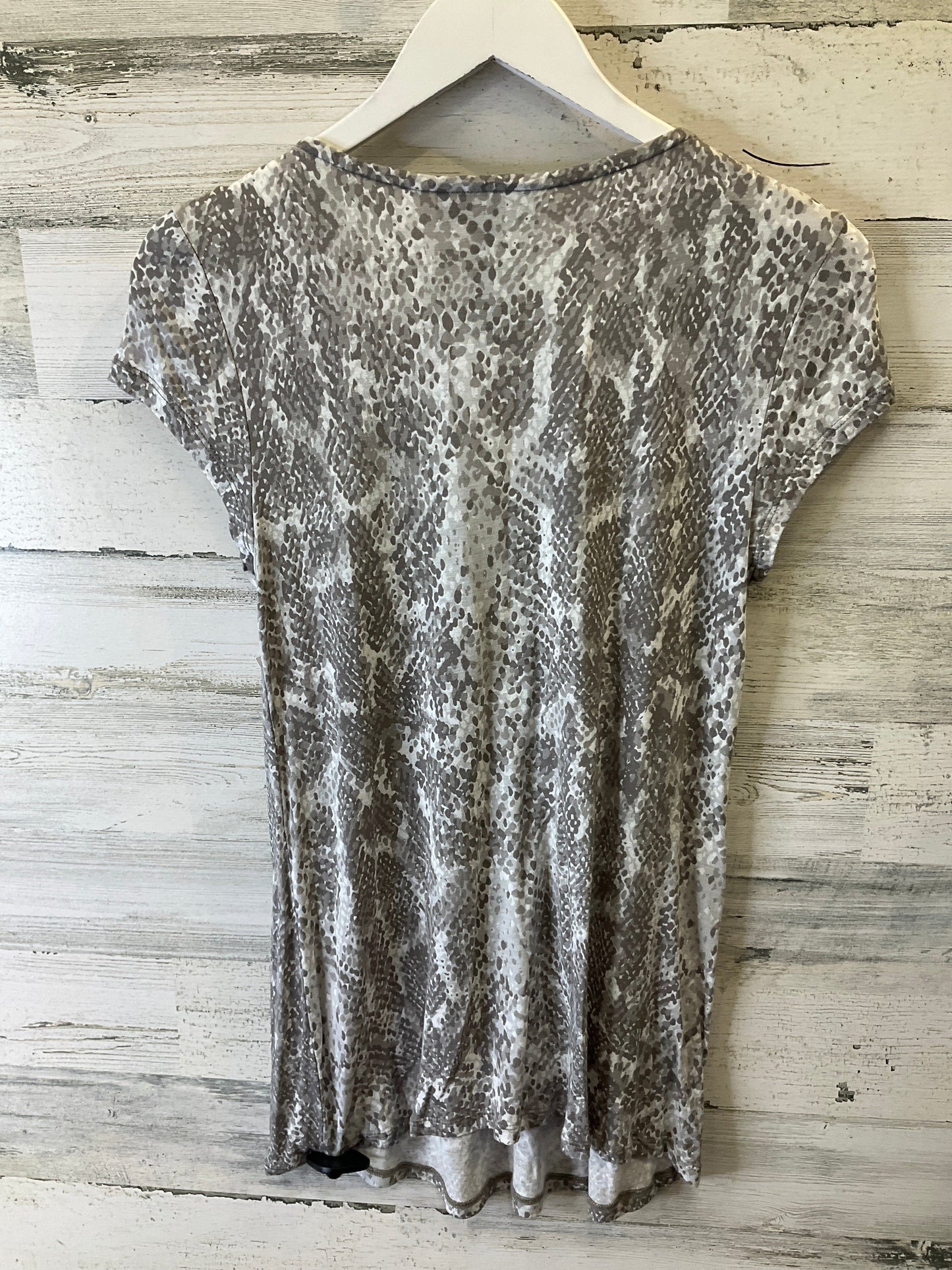 Grey Top Short Sleeve Inc, Size M