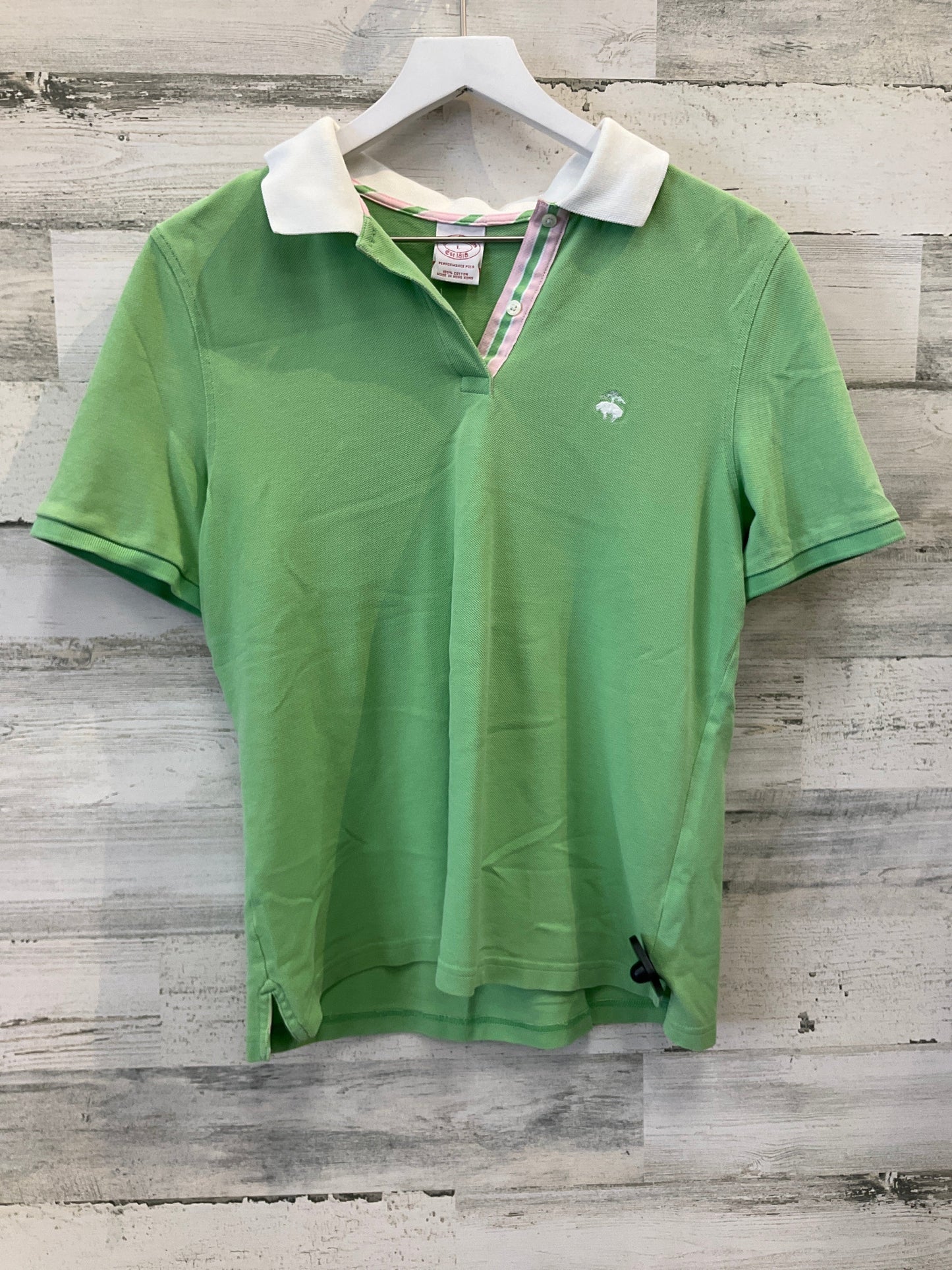 Green Top Short Sleeve Brooks Brothers, Size L