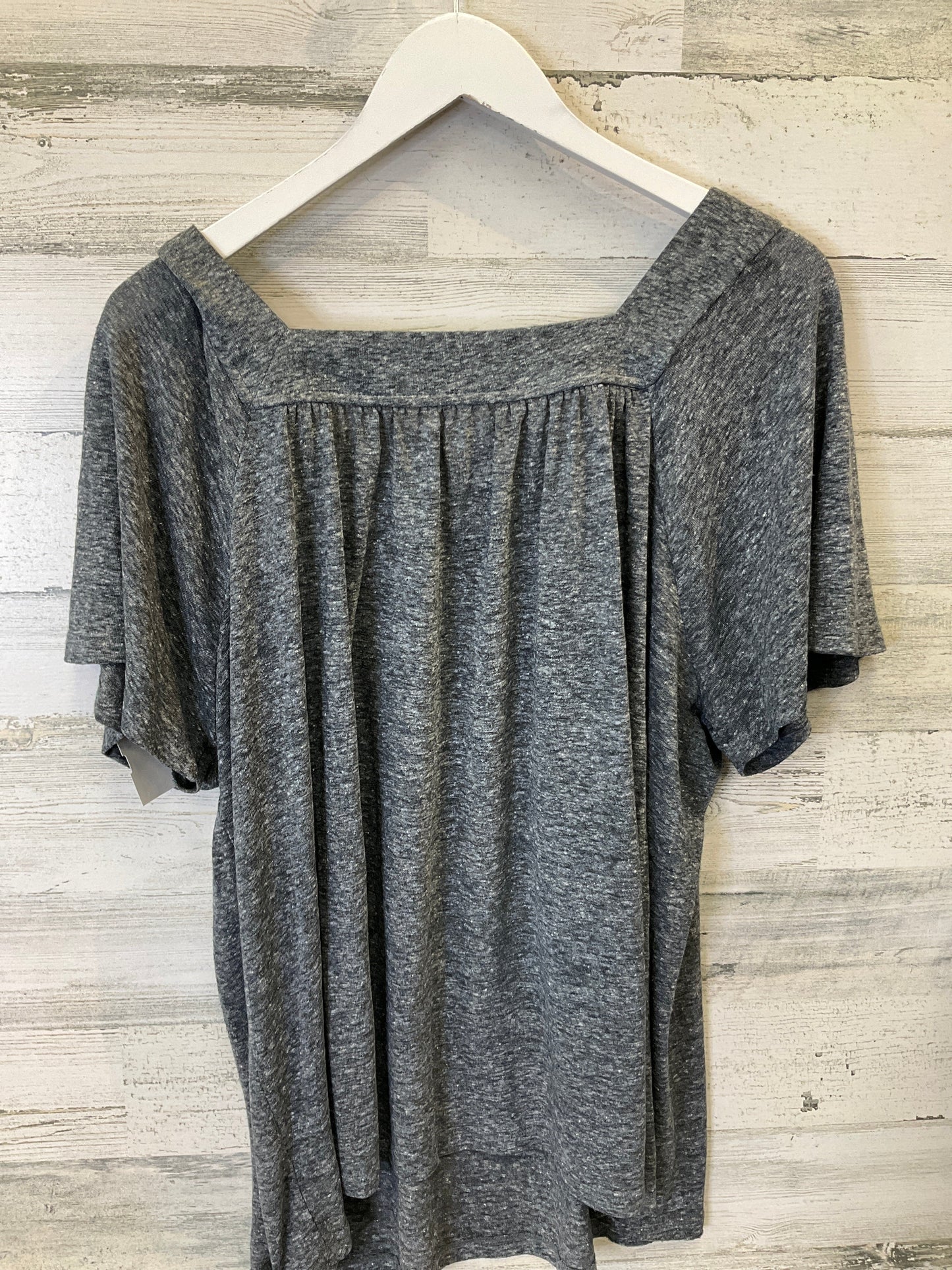 Grey Top Short Sleeve Evri, Size 1x