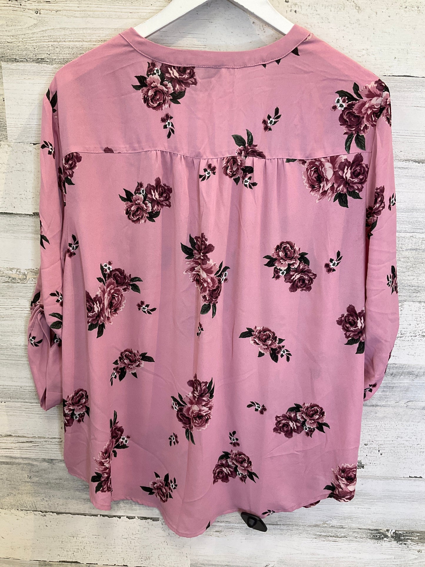 Pink Top 3/4 Sleeve Torrid, Size 2x