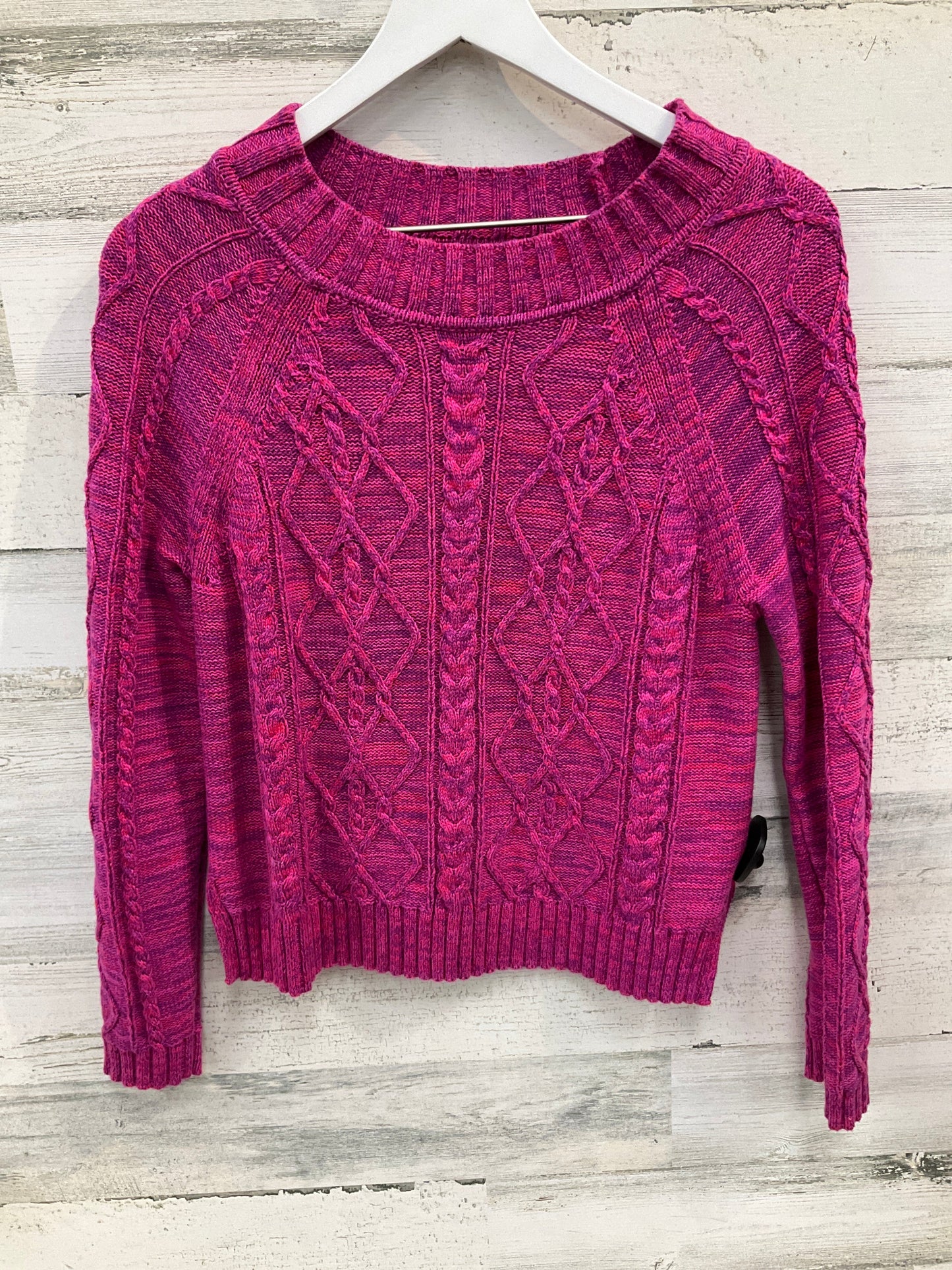 Sweater By Gap In Pink & Purple, Size: S