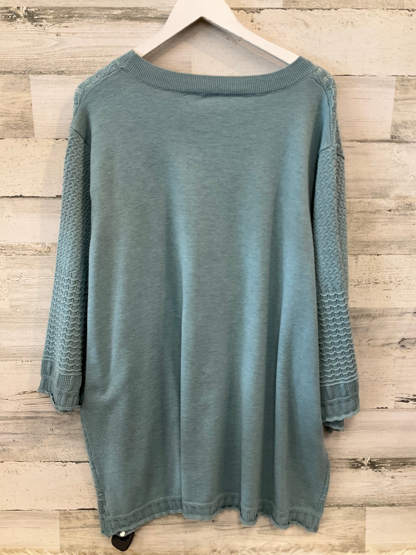 Sweater By Clothes Mentor In Green, Size: 4x