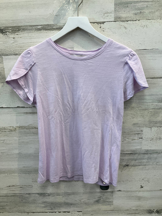 Top Short Sleeve By Nine West In Purple, Size: S