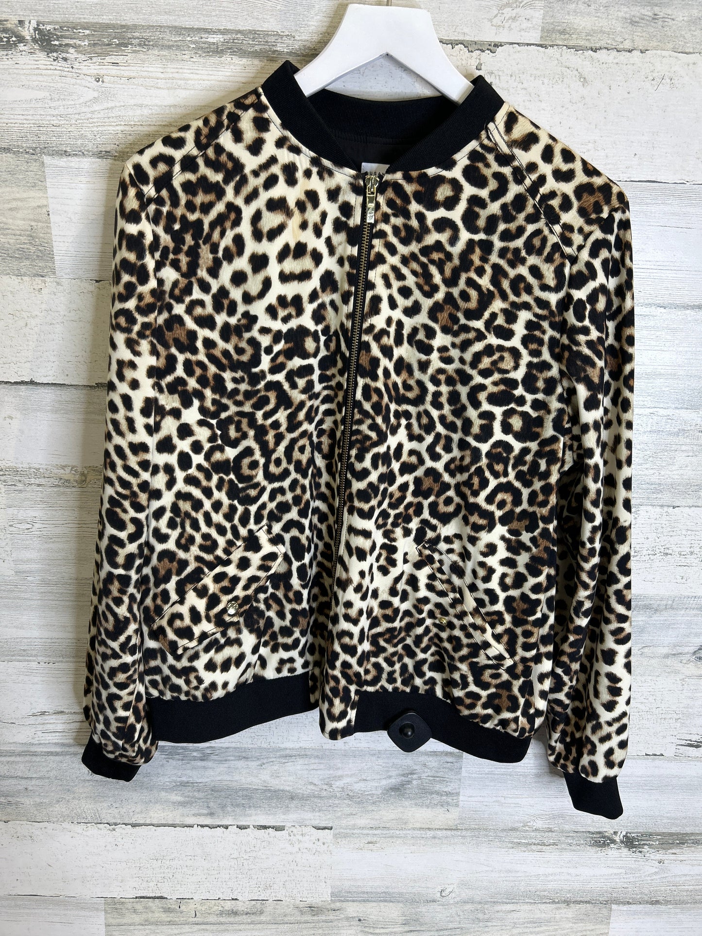 Jacket Other By Susan Graver In Animal Print, Size: M