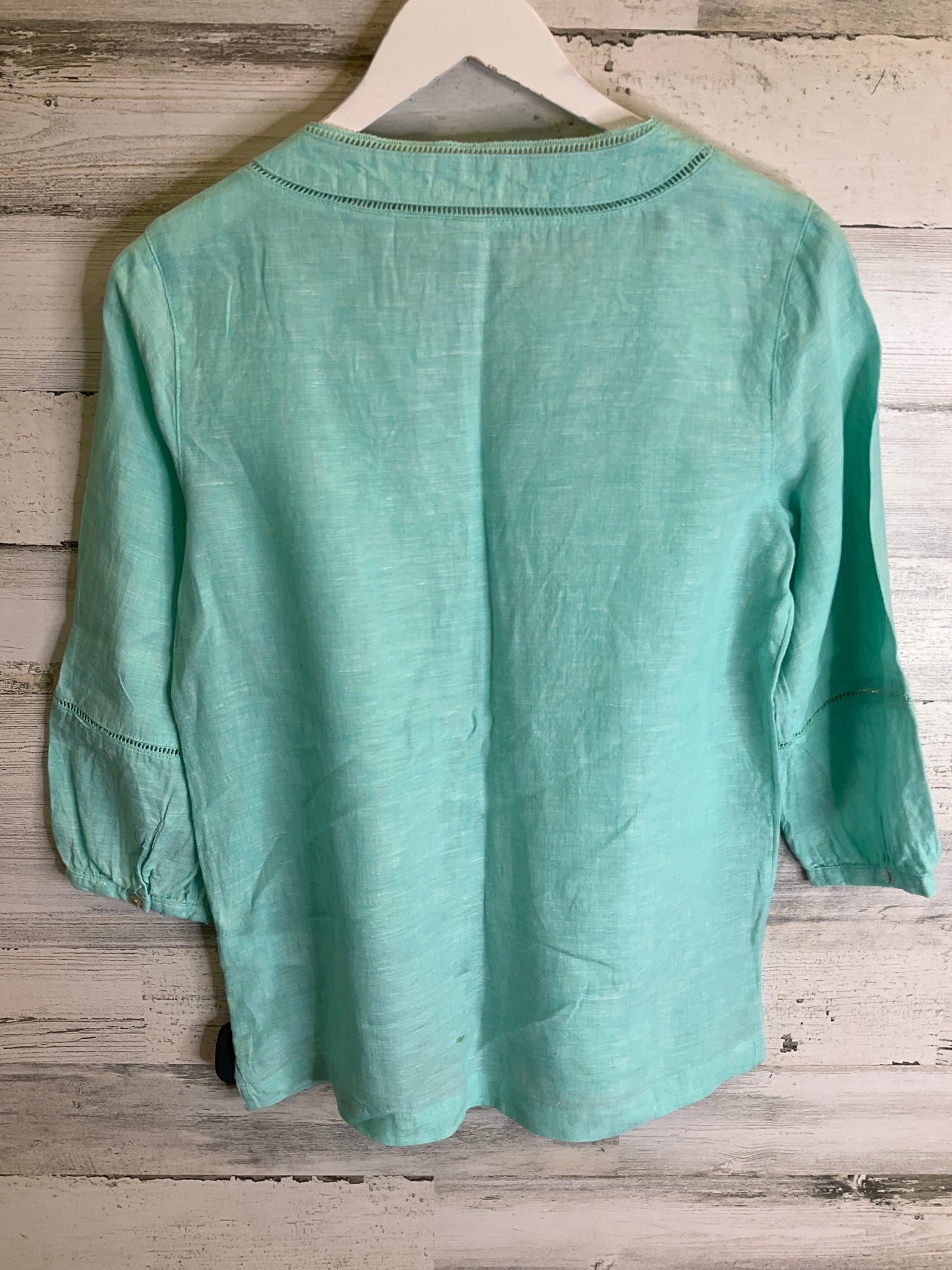 Top 3/4 Sleeve By Joie In Aqua, Size: Xs