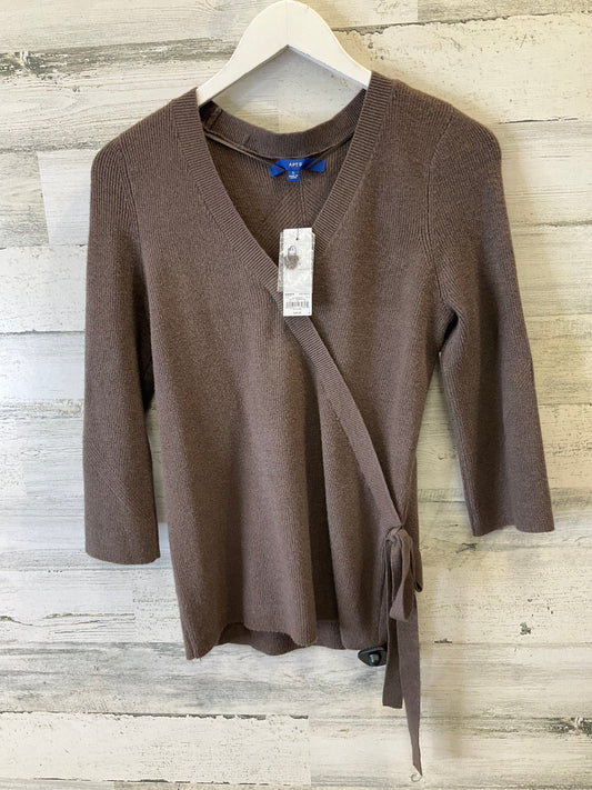 Sweater By Apt 9 In Brown, Size: S