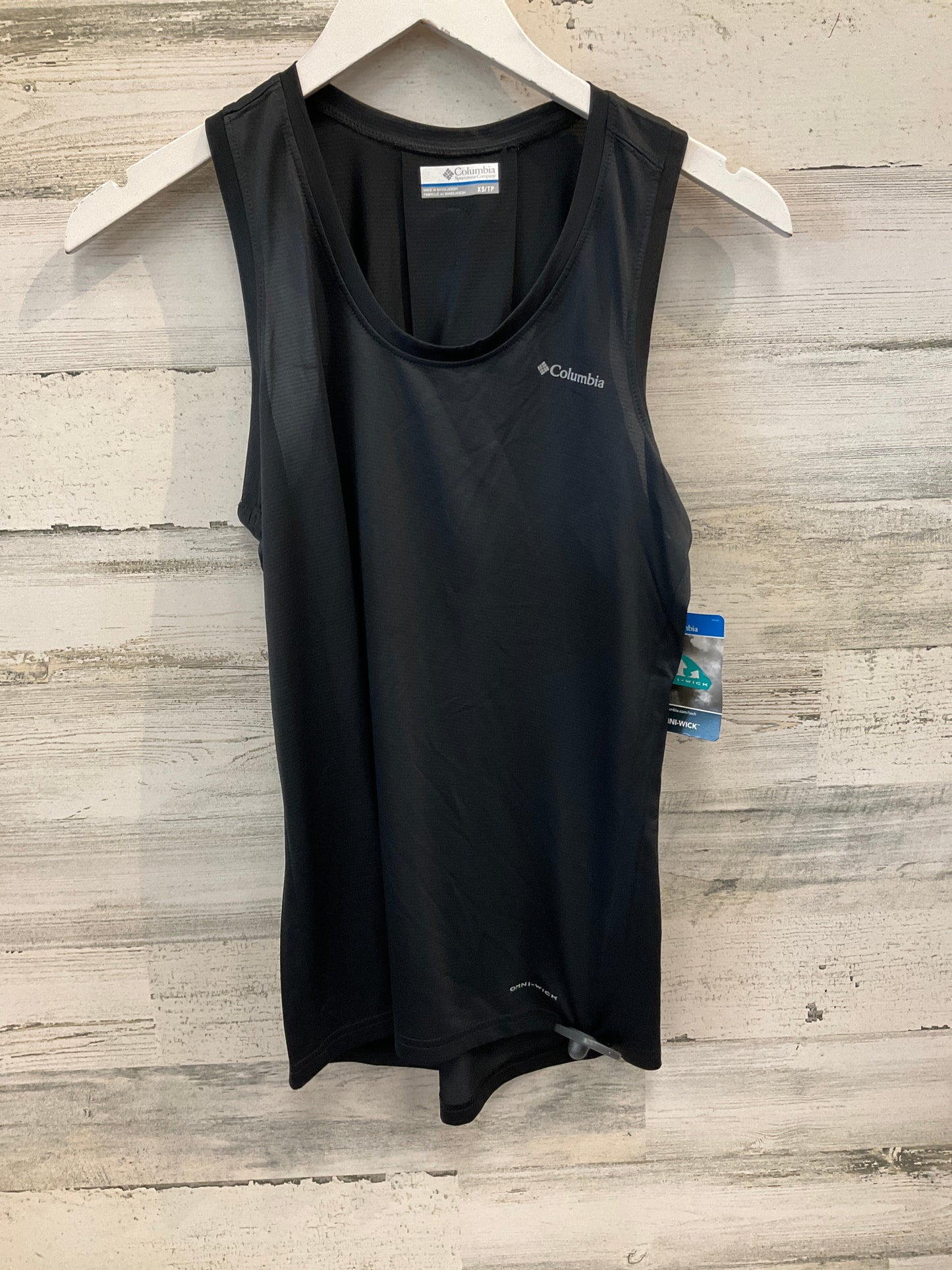 Athletic Tank Top By Columbia In Black, Size: Xs