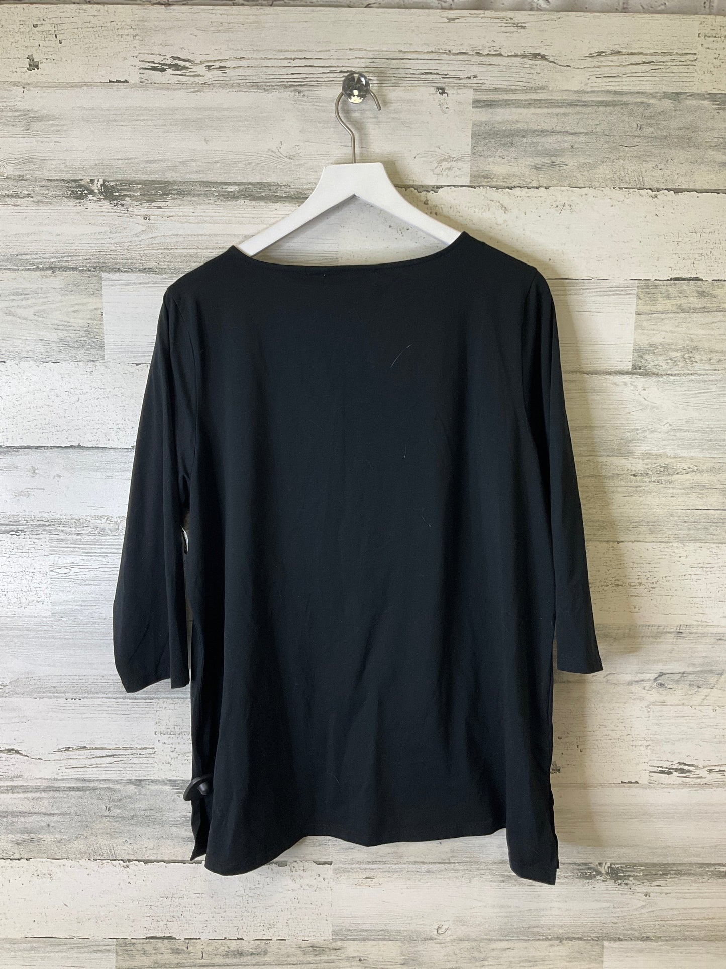 Top Long Sleeve By Michael By Michael Kors In Black, Size: 2x