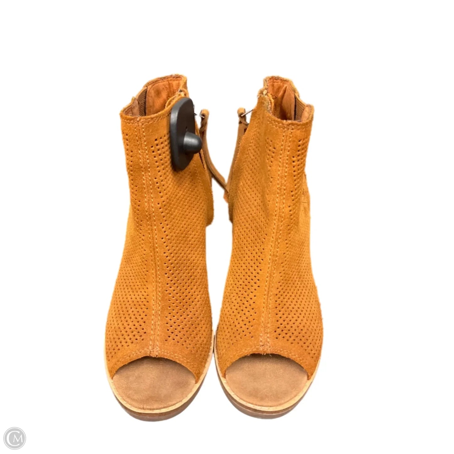 Boots Ankle Heels By Toms In Brown, Size: 6.5