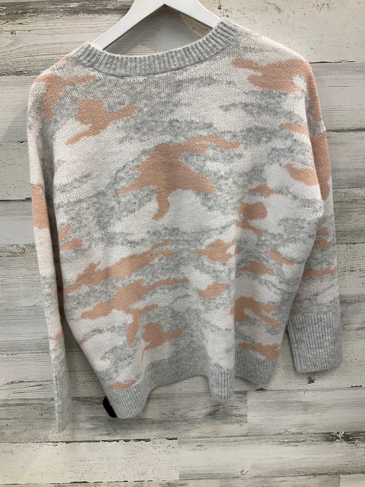 Sweater By Vince Camuto In Grey & Pink, Size: Xs