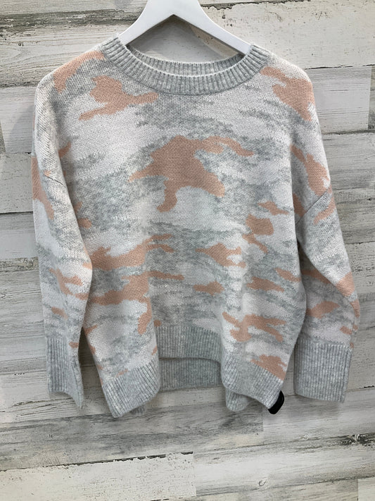 Sweater By Vince Camuto In Grey & Pink, Size: Xs