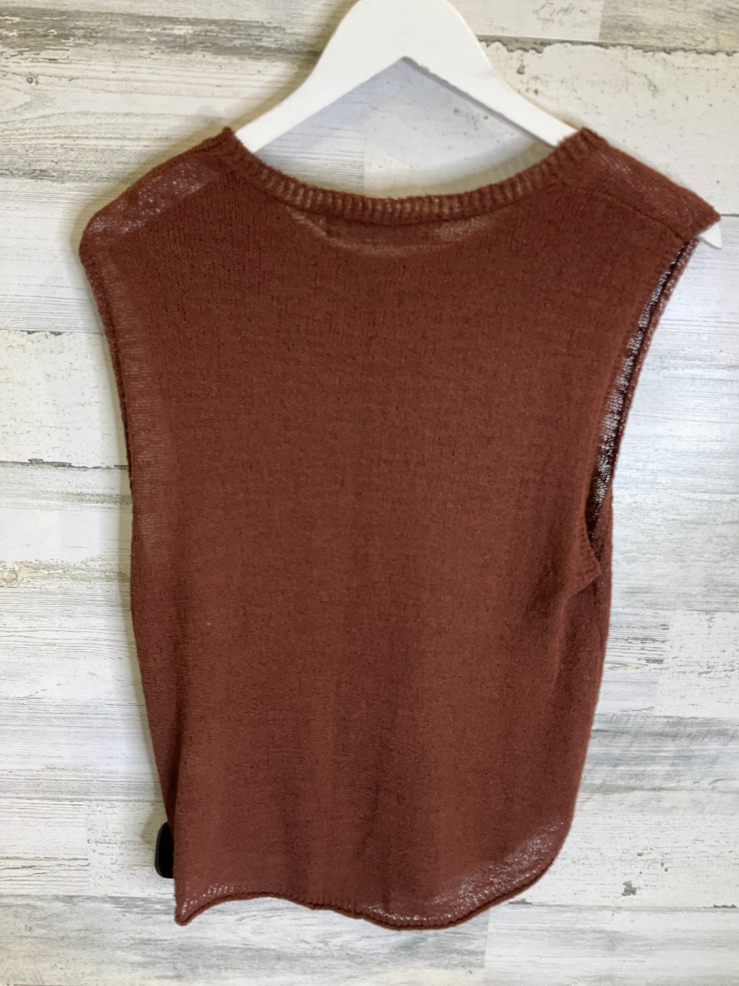 Top Sleeveless By Free People In Brown, Size: Xs