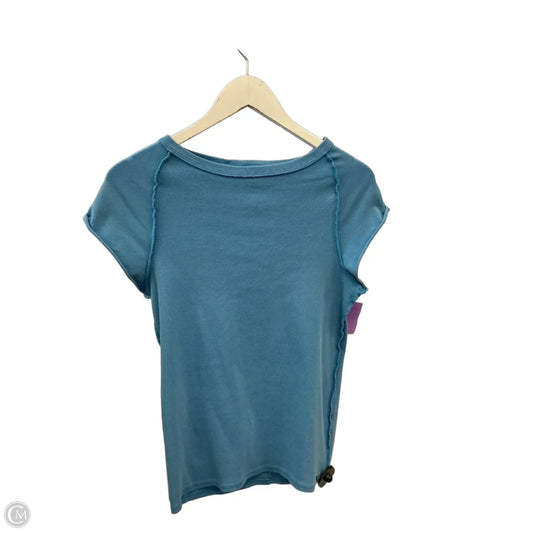 Top Short Sleeve By We The Free In Blue, Size: Xl