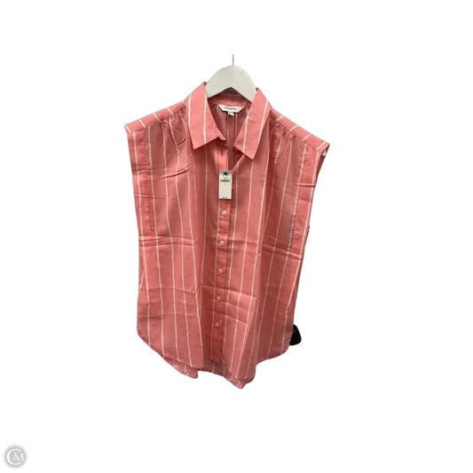 Top Sleeveless By Banana Republic In Pink, Size: S