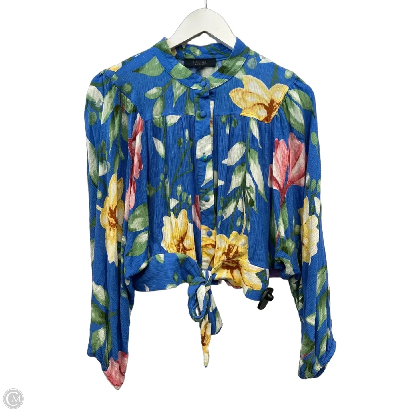 Top Long Sleeve By Rachel Roy In Blue, Size: L