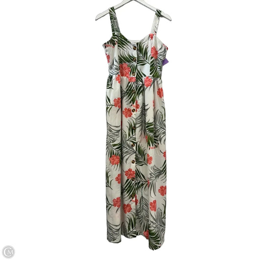 Dress Casual Maxi By Shein In Tropical Print, Size: M
