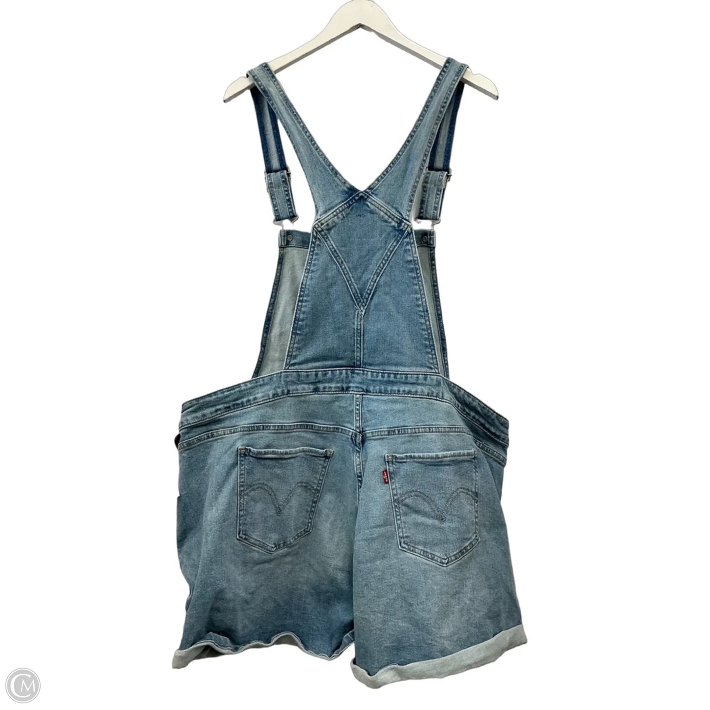 Shortalls By Levis In Blue Denim, Size: 2x