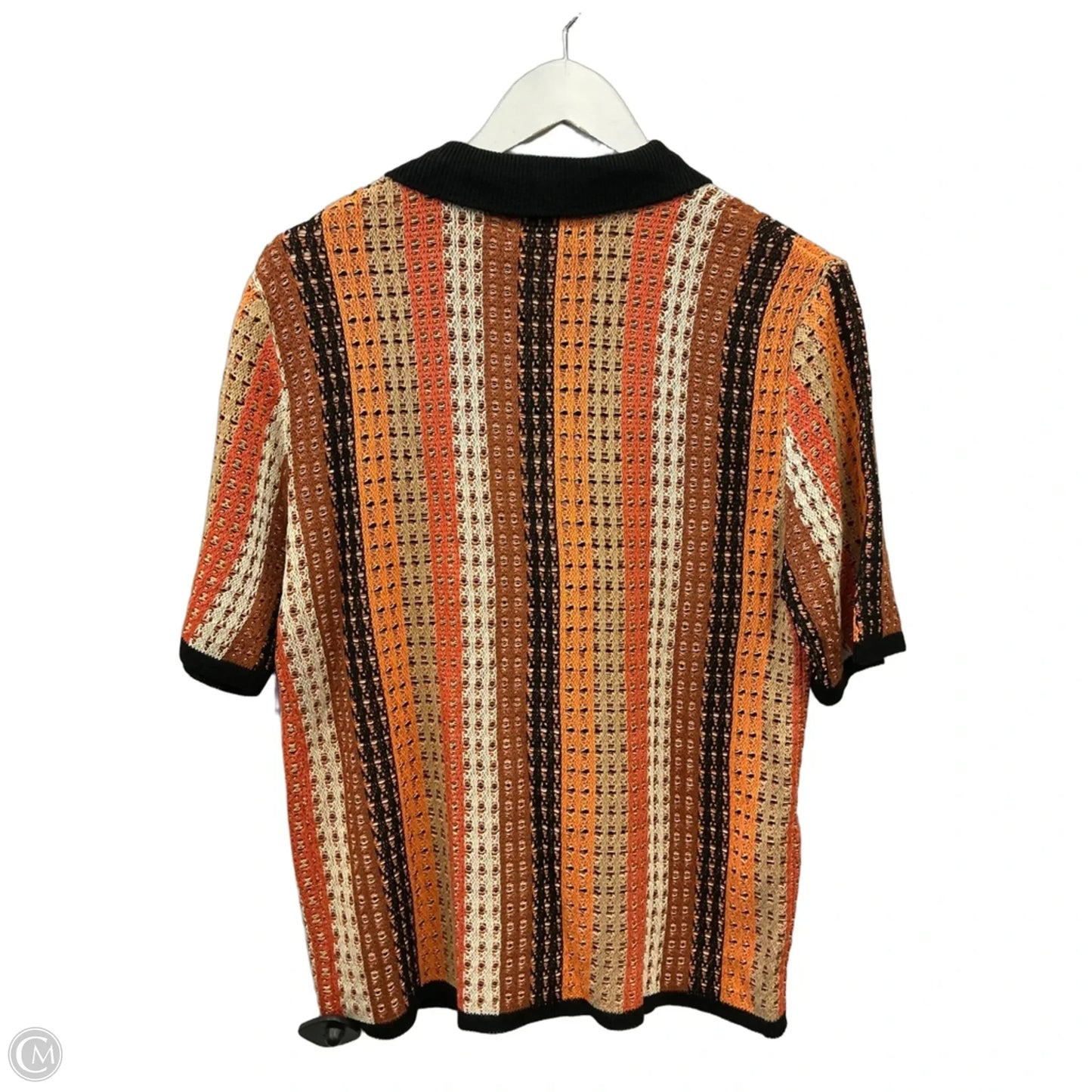 Top Short Sleeve By Clothes Mentor In Orange, Size: M