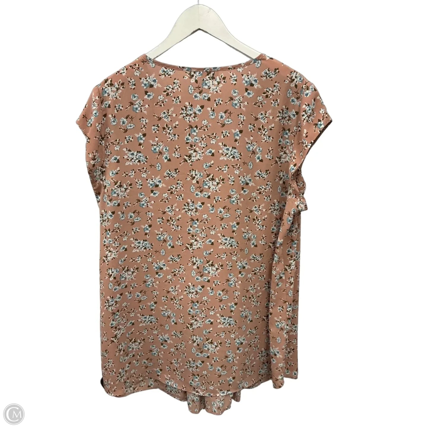 Top Short Sleeve By Dr2 In Pink, Size: 2x