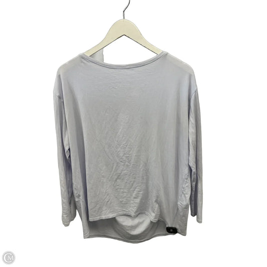 Athletic Top Long Sleeve Crewneck By Lululemon In Purple, Size: 10
