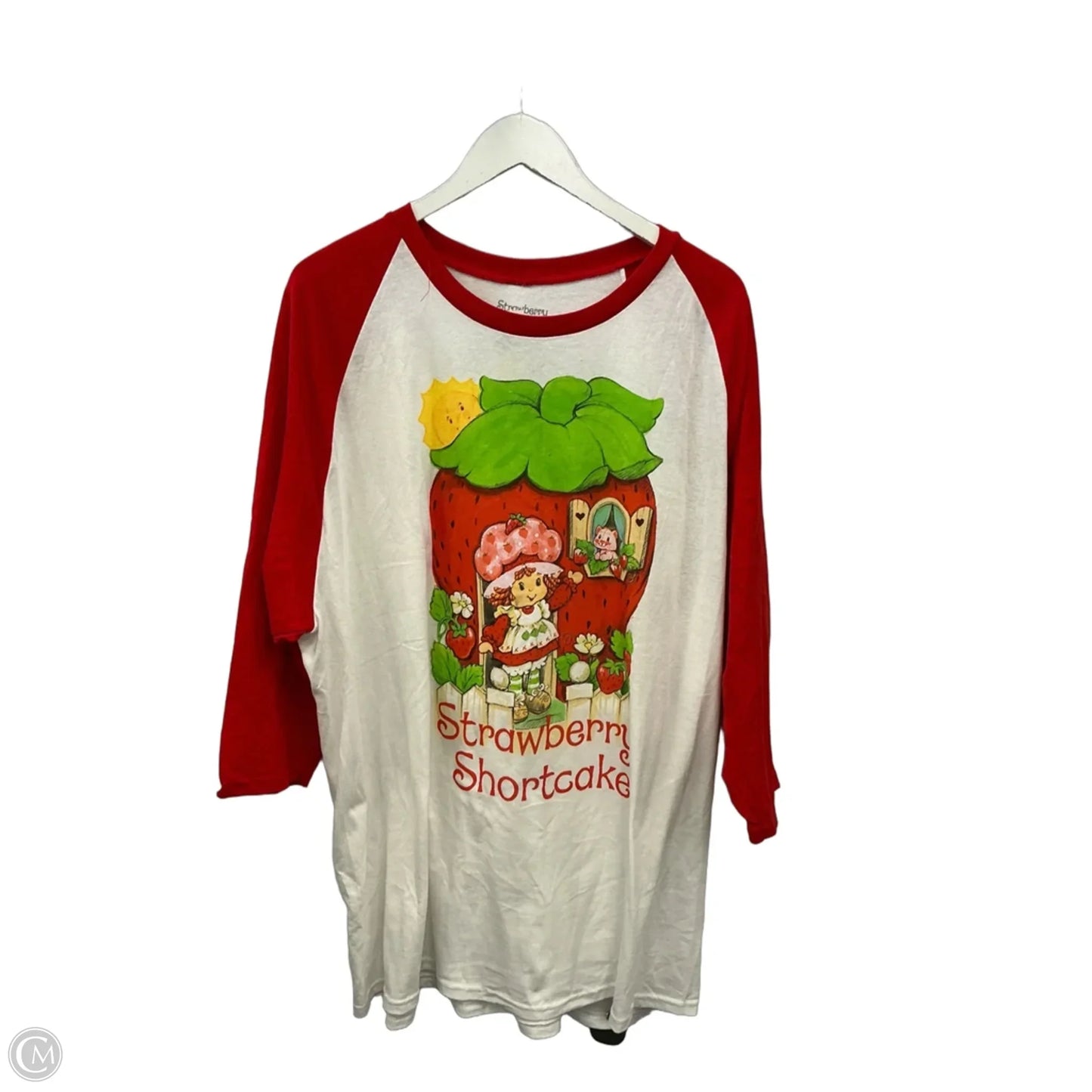 Top 3/4 Sleeve By Clothes Mentor In Red, Size: Xxl