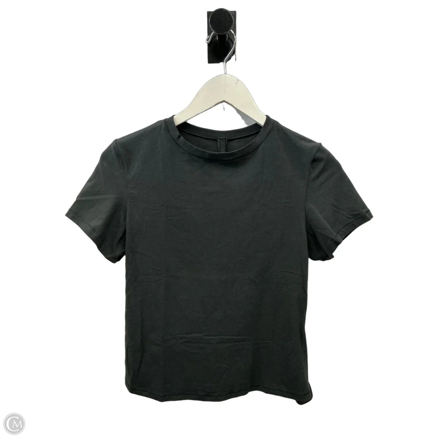 Athletic Top Short Sleeve By Skims In Grey, Size: L
